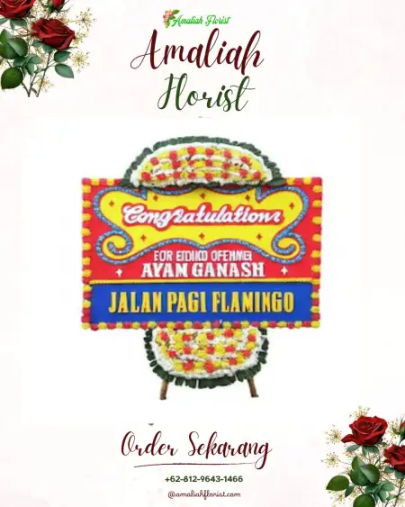Sewa Papan Bunga Idanogawo